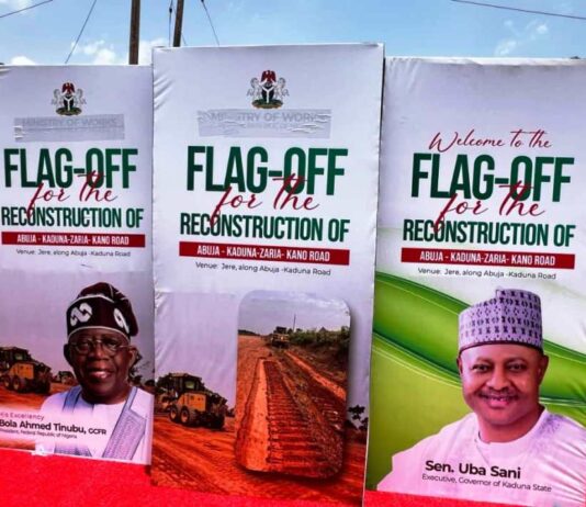 President Tinubu Flags Off Abuja-Kaduna Road Reconstruction Project