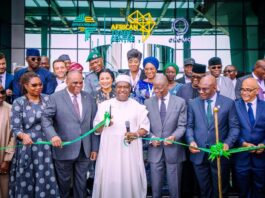 Secretary to the Government of the Federation, Sen. George Akume, fnim, CON, represents President Bola Ahmed Tinubu, GCFR, at the commissioning of Afreximbank African Trade Centre (AATC) on Thursday, 10th April, 2025 in Abuja.