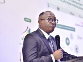 Director-General, Bureau of Public Procurement (BPP) Dr. Adebowale A. Adedokun, MCIPS, ACFE giving his opening remarks during the BPP Launch of Nigeria Procurement Certification Portal in Abuja
