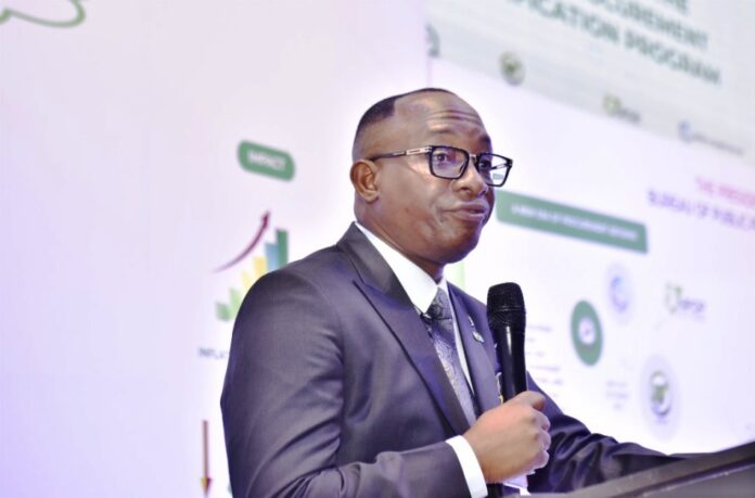 Dr. Adebowale A. Adedokun Director-General, Bureau of Public Procurement (BPP) Dr. Adebowale A. Adedokun, MCIPS, ACFE giving his opening remarks during the BPP Launch of Nigeria Procurement Certification Portal in Abuja
