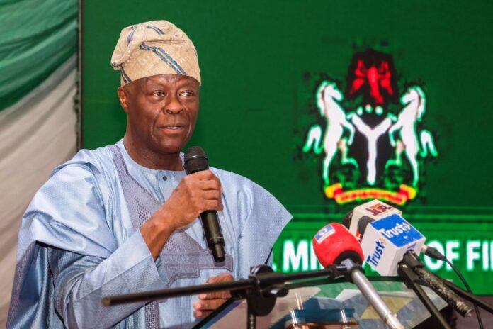 Honourable Minister of Finance and Coordinating Minister of the Economy, Mr Wale Edun