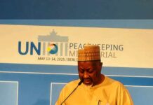 Honourable Minister of Defence H.E. Mohammed Badaru Abubakar CON, mni