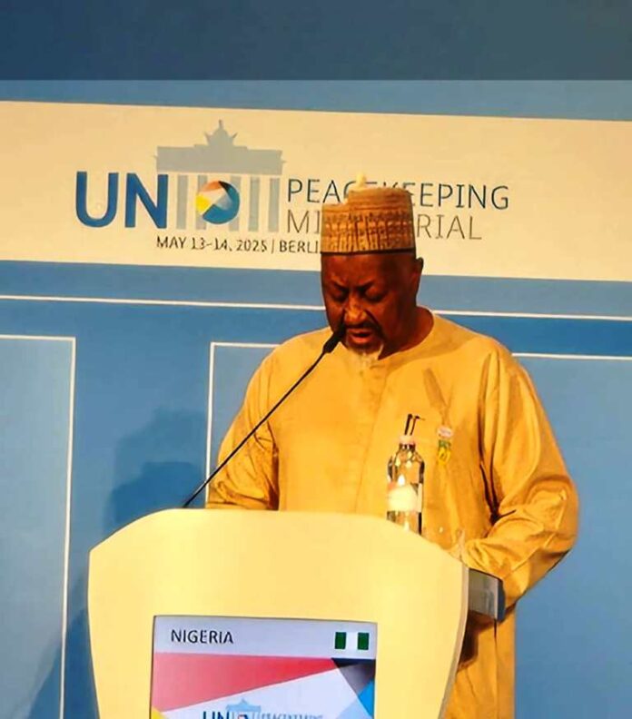 Honourable Minister of Defence H.E. Mohammed Badaru Abubakar CON, mni