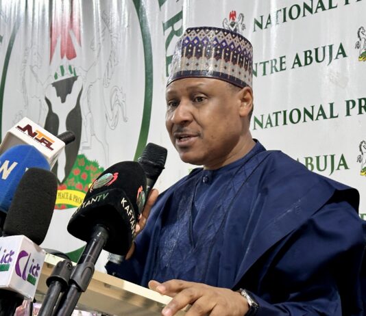 Alhaji Mohammed Idris (fnipr) Hon. Minister of Information and National Orientation