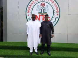 Director General of the Nigerian Technical Aid Corps, Rt. Hon. (Dr.) Yusuf Buba Yakub today, Tuesday, May 20, 2025, received in audience the Deputy Governor of Sokoto State, H.E. Alh. Idris Muhammad Gobir.