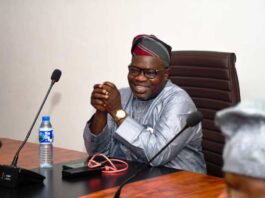 Surveyor General of the Federation Surv Abdulganiyu Adeyemi Adebomehin making his remarks