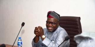 Surveyor General of the Federation Surv Abdulganiyu Adeyemi Adebomehin making his remarks