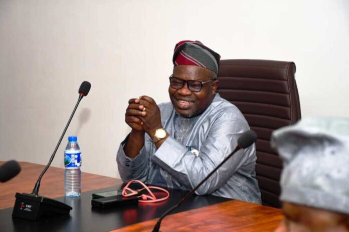 Surveyor General of the Federation Surv Abdulganiyu Adeyemi Adebomehin making his remarks