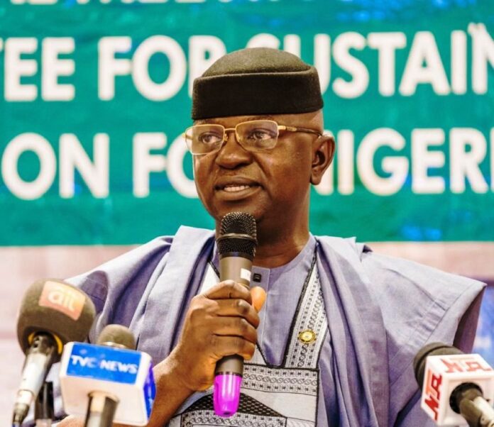 The Honourable Minister of Water Resources and Sanitation, Engr. Prof. Joseph Terlumun Utsev The Honourable Minister of Water Resources and Sanitation, Engr. Prof. Joseph Terlumun Utsev, delivering his address at the Inaugural Meeting Of the Steering Committee for Sustainable Power and Irrigation for Nigeria (SPIN) Project, in Abuja , today, Friday, 9th May 2025
