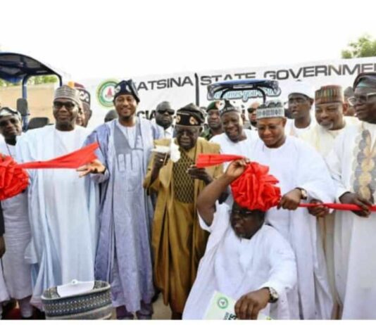 Tinubu commissions key projects in Katsina