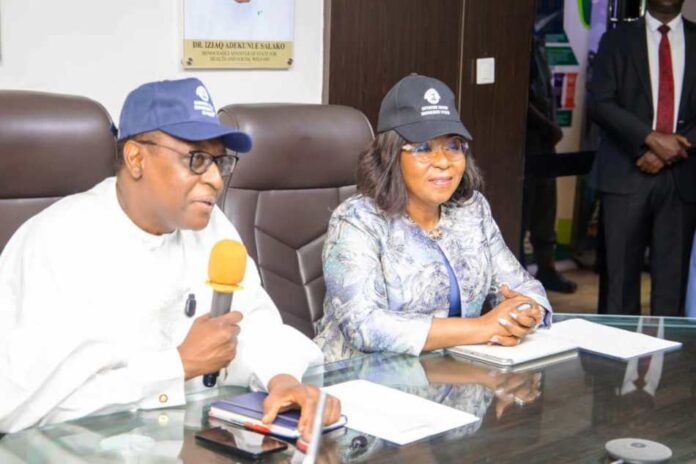 FG Launches Digital Transformation in Health Ministry Go-Live Digital Launching by the Federal Ministry of Health Social Welfare Abuja: Coordinating Minister for Health & Social Welfare Prof. Muhammad Ali Pate addressing the audience: Seated beside him is Mrs. Didi Esther Walson-Jack OON,mni Head of the Civil Service of the Federation