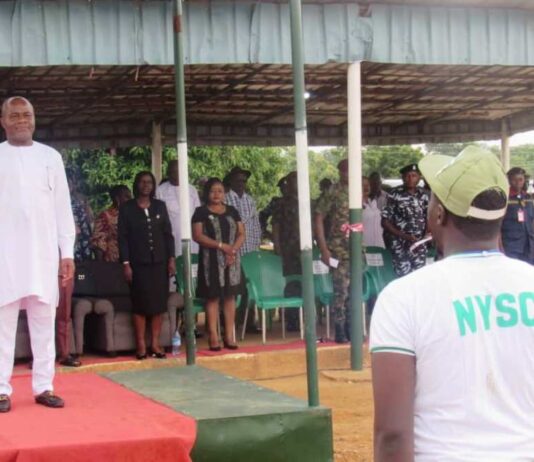 Governor Alia Urges Corps Members to Embrace National Service, Skill Development