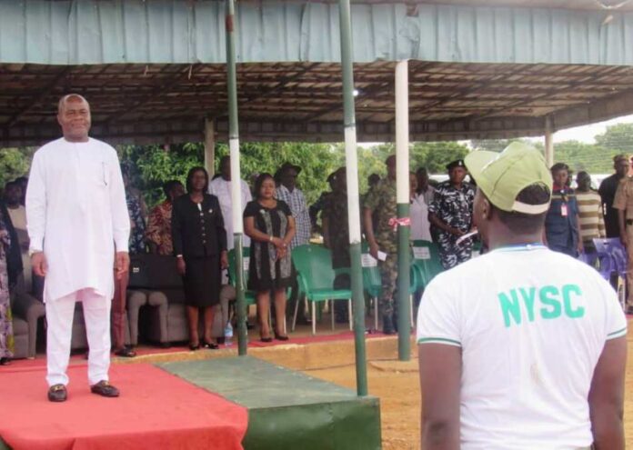 Governor Alia Urges Corps Members to Embrace National Service, Skill Development