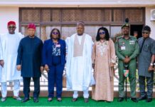 Secretary to the Government of the Federation, Sen. George Akume, fnim, CON, represented by the Hon. Minister of Budget and Economic Planning, Sen. Abubakar Atiku Bagudu, CON, inaugurates Inter-Ministerial Committee on Nigeria's 26th Democracy Day Anniversary on Thursday, 5th June, 2025 in Abuja.