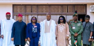 Secretary to the Government of the Federation, Sen. George Akume, fnim, CON, represented by the Hon. Minister of Budget and Economic Planning, Sen. Abubakar Atiku Bagudu, CON, inaugurates Inter-Ministerial Committee on Nigeria's 26th Democracy Day Anniversary on Thursday, 5th June, 2025 in Abuja.