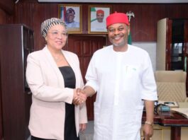 PICTURES OF COURTESY VISIT BY THE CUBAN AMBASSADOR TO NIGERIA TO THE HON. MINISTER OF INNOVATION, SCIENCE AND TECHNOLOGY (FMIST), CHIEF UCHE GEOFFREY NNAJI, IN ABUJA TODAY 3RD JUNE, 2025.