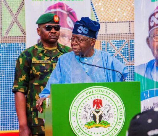 HIS EXCELLENCY BOLA AHMED TINUBU, GCFR. PRESIDENT, COMMANDER-IN-CHIEF OF THE ARMED FORCES FEDERAL REPUBLIC OF NIGERIA