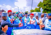 President Tinubu inaugurates multi-billion Lafia flyover, underpass