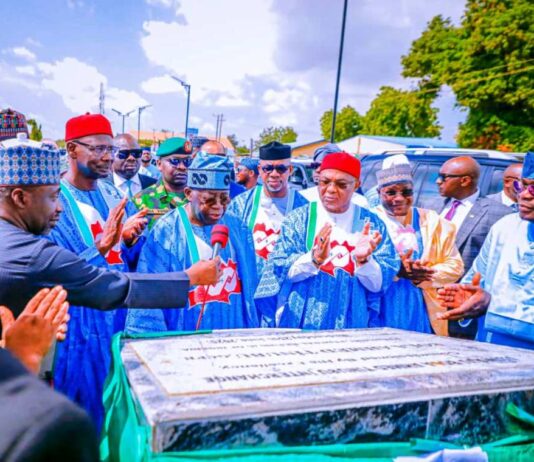 President Tinubu inaugurates multi-billion Lafia flyover, underpass
