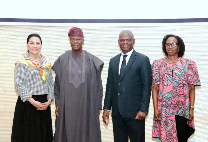 Roadmap For Investment-Led Growth L-R 1. The Honourable Minister of State for Finance Dr Doris Uzoka-Anite,CFA 2. The Honourable Minister of Finance and Coordinating Minister of the Economy Mr Wale, OFR 3. Mr Raymond Omenka Omachi, Permanent Secretary Special Duties, Federal Ministry of Finance and 4. Mrs Sayande Okoli, Special Adviser to the President on Finance and Economy in a group photograph shortly after the Second quarter of the 2025 Stakeholders and Citizens Engagement Session held today at the Federal Ministry of Finance Headquarters, Abuja