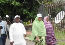From left: Registrar, National Examination Council, Prof. Ibrahim Wushishi; Minister of State for Education, Prof. Suwaiba Ahmad; and the Special Adviser on Education and Quality Assurance to the Minister of State for Education, Mujida Bello, during the monitoring of 2025 National Common Entrance Examination (NCEE) at Model Secondary School, Maitama in Abuja on Saturday (14/6/25).