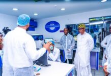 Demonstrating Public-Private Partnerships in the Health Sector: Honourable Minister of State for Health & Social Welfare Dr. Iziaq Adekunle Salako visited Everight Diagnostic & Laboratory Services Ltd., undertaking a tour of its facilities.