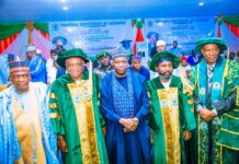 Governor Inuwa Yahaya Attends Combined Convocation of Federal University of Kashere