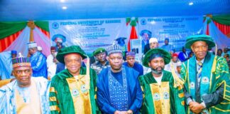 Governor Inuwa Yahaya Attends Combined Convocation of Federal University of Kashere