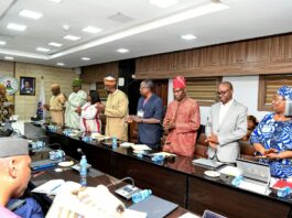 HCSF, Mrs. Didi Esther Walson-Jack, OON, mni, inaugurating the Editorial Committee on Civil Service History Book, today, 11th July, 2025 in Abuja.