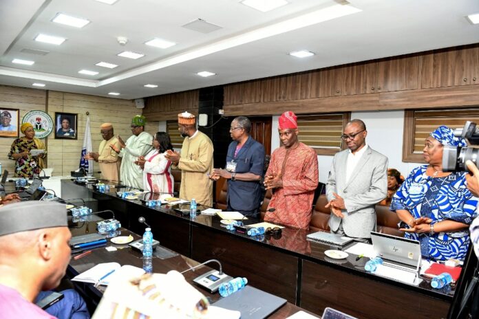 History of the Nigerian Civil Service HCSF, Mrs. Didi Esther Walson-Jack, OON, mni, inaugurating the Editorial Committee on Civil Service History Book, today, 11th July, 2025 in Abuja.