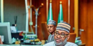 Hon. Minister Of State Regional Development, Hon. Uba Maigari Ahmadu