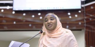 Honourable Minister of State for Education, Prof. Suwaiba Sa'id Ahmad