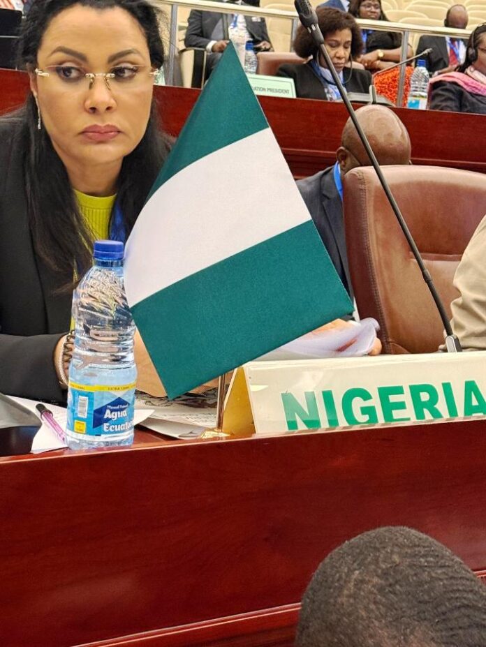 Honourable Minister of State for Finance, Dr Doris Uzoka-Anite