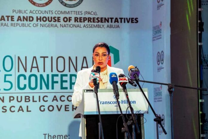 Honourable Minister of State for Finance, Dr. Doris Uzoka-Anite