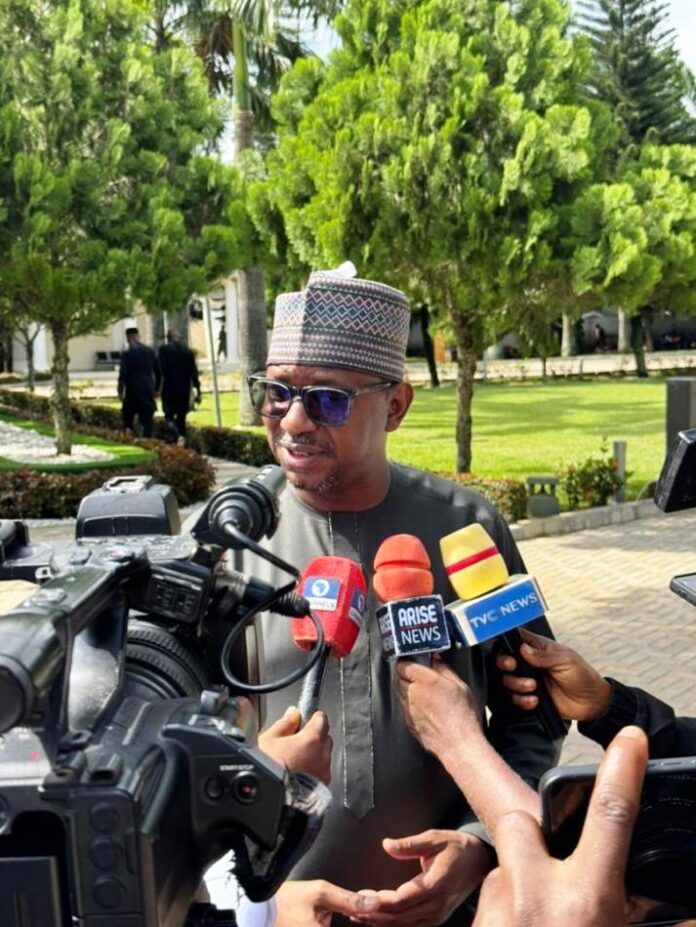 The chairman National sports commission, Mallam Shehu Dikko, while addressing pressmen