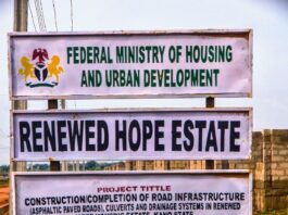 Ongoing Renewed Hope City and Estate in Lambu, Kano State, Friday, 25th July, 2025.