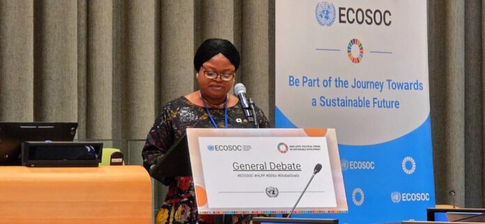 Nigeria Reaffirms Commitment to SDGs as Princess Orelope-Adefulire Presents National Statement at UN High Level Political Forum Ministerial Segment