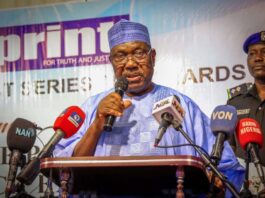 Secretary to the Government of the Federation, Sen. George Akume, CON