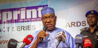 Secretary to the Government of the Federation, Sen. George Akume, CON
