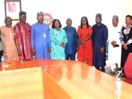 A cross section of the visiting Team of the Nigerian Inland Revenue Service with the Management of SERVICOM Presidency Office.