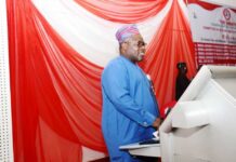 Surveyor General of the Federation, (SGOF) Surv. Abuduganiyu Adebomehin during his presentation before the senate committee