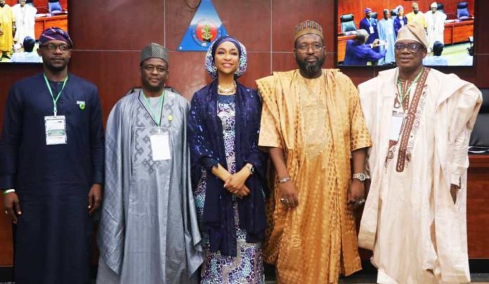 2025 Ministerial And Sectoral Retreat From left, Hon. Mukhtar Shagaya, R representing the Chairman house committee on Arts, Culture & Creative Economy, The Permanent Secretary, Federal Ministry of Arts, Culture, Tourism and Creative Economy, Dr Mukhtar Yawale Muhammad, The Hon. Minister, Federal Ministry of Arts, Culture, Tourism, and Creative Economy, Barr. Hannatu Musa Musawa, Hon. Arc. Muhammad Mukhtar, Mr Adesola Olusede Rtd. Perm. Sec. At the event.