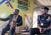 Director-General, Bureau of Public Procurement (BPP), Dr. Adebowale A. Adedokun, FCIPS, ACFE, left, makes his presentation at the 65th Edition of the Annual 2025 Conference of the Nigerian Bar Association (NBA) in Enugu