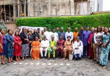 Participants at the Sensitization Workshop on Genetically Modified Organisms and it's products Organized by the National Biotechnology Research and Development Agency NBRDA & Open Forum on Agricultural Biotechnology OFAB; For Directorate Staff of Federal Ministry of Health & Social Welfare @ the John Wood Hotel Abuja.