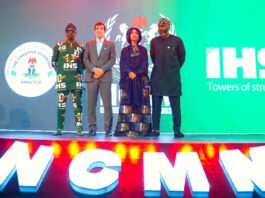 L–R: Ayotade Oyinlola, Executive Vice President and Chief Human Resources Officer, IHS Nigeria; Mohamad Darwish, Executive Vice President, IHS Nigeria, CEO and Co-Founder; Hannatu Musa Musawa, Minister of Art, Culture, Tourism and the Creative Economy and Olugbile Holloway, Director-General, National Commission for Museums and Monuments (NCMM), at the launch of Nigeria’s first-of-its-kind National Digital Museum on the 15th of August 2025, Lagos, Nigeria.