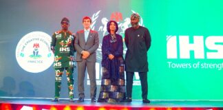 L–R: Ayotade Oyinlola, Executive Vice President and Chief Human Resources Officer, IHS Nigeria; Mohamad Darwish, Executive Vice President, IHS Nigeria, CEO and Co-Founder; Hannatu Musa Musawa, Minister of Art, Culture, Tourism and the Creative Economy and Olugbile Holloway, Director-General, National Commission for Museums and Monuments (NCMM), at the launch of Nigeria’s first-of-its-kind National Digital Museum on the 15th of August 2025, Lagos, Nigeria.