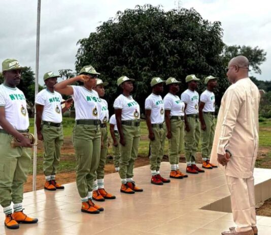 Gov. Alia Charges Corps Members to Embrace Skills for Self-Reliance