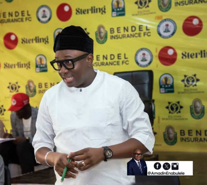 Executive Chairman of the Edo State Sports Commission, Hon. Amadin Desmond Enabulele