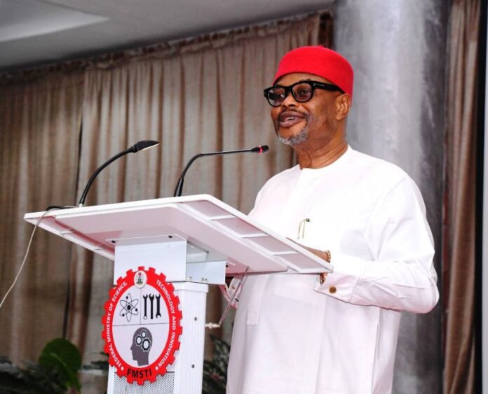 Honourable Minster of Innovation, Science and Technology Chief Uche Geoffrey Nnaji