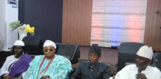 Front row (inset): RMAFC Chairman, Federal Commissioners, and some stakeholders at the occasion